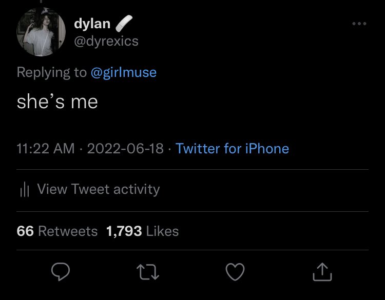 dyrexics's tweet photo. I disappear for a month only to come back and slay https://t.co/H67nYebVD6