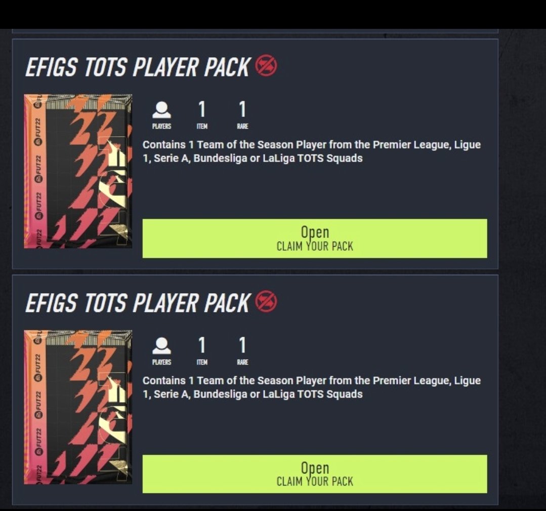 ut_goat's tweet photo. Hoy recibí 3 SOBRES TOTS #EFIGS
Me salió Clauss, Nkunku y Muller
A Clauss lo tuve que mandar a SBC porque ya lo tenia.
¿A quién mas les dieron esos sobres?
#TOTS #FIFA22 https://t.co/W4RnNLetgn