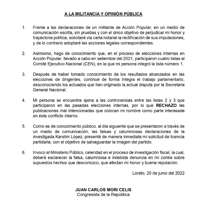 Juan Carlos Mori tweet media