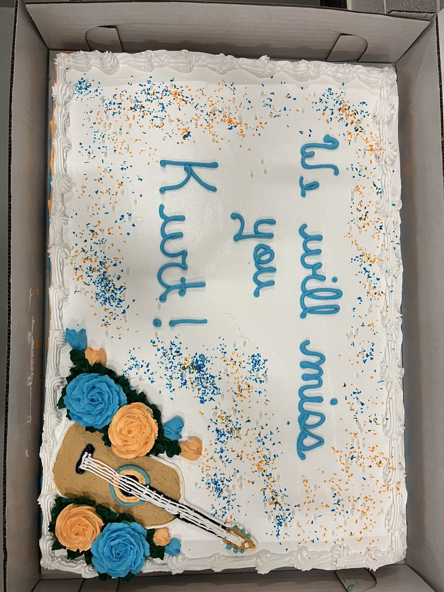 A one of a kind send off for a one of a kind student 🎸🎸May the force be with you Kurt as you head off on your next adventures #beechyrocks