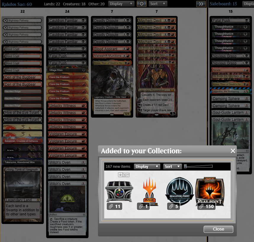 d00mwake's tweet photo. 2nd 5-0 on the night! I think both this deck and the Boros deck are both excellent choices if you want to beat up on green devotion. https://t.co/OizSVG4kUQ