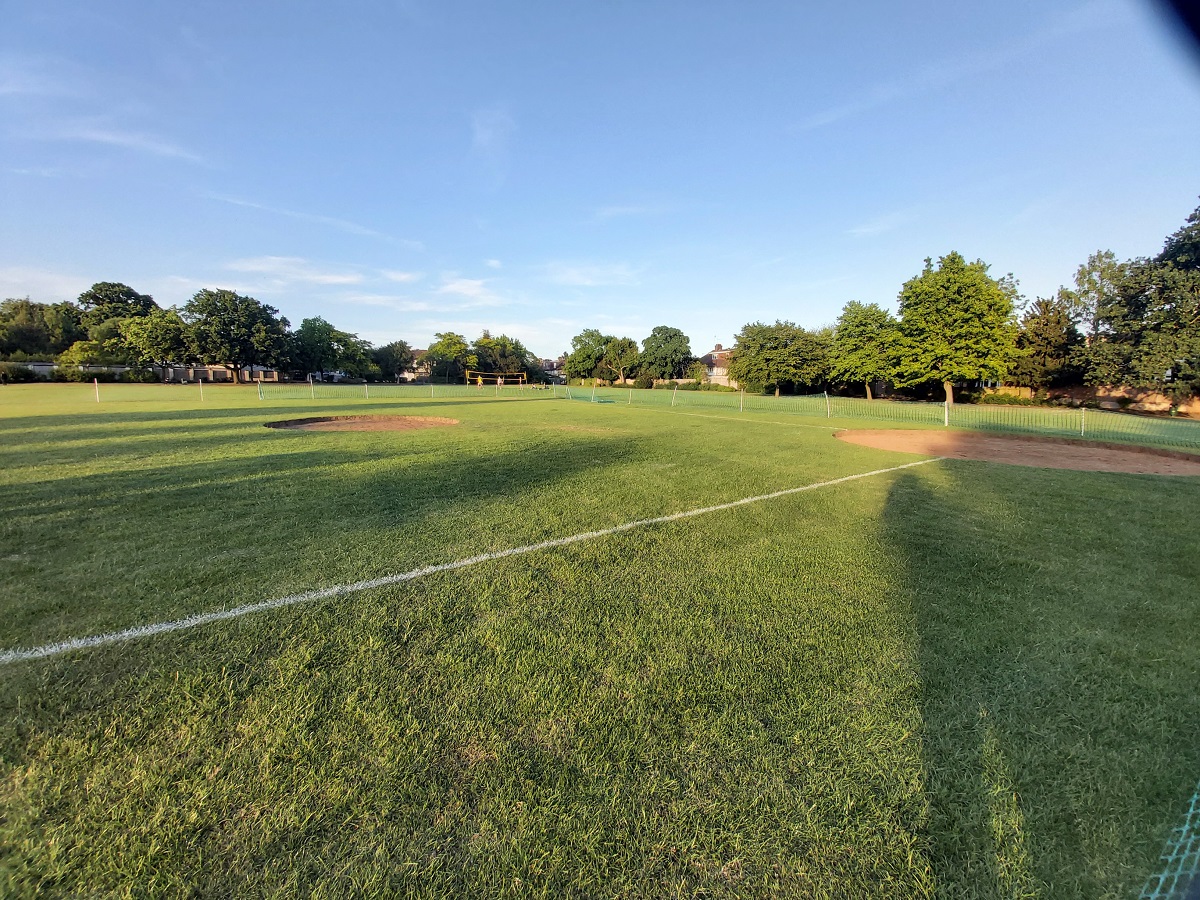 Day 1 of Phase 2 of the <a href="/BasingHill/">Basing Hill Ballpark</a> Ballpark project is completed. 

The pitcher's mound and home plate cirlces were excavated.  On Tuesday, our contractors <a href="/Galldris/">Galldris</a> will be excavating the cutouts around first, second and third base.