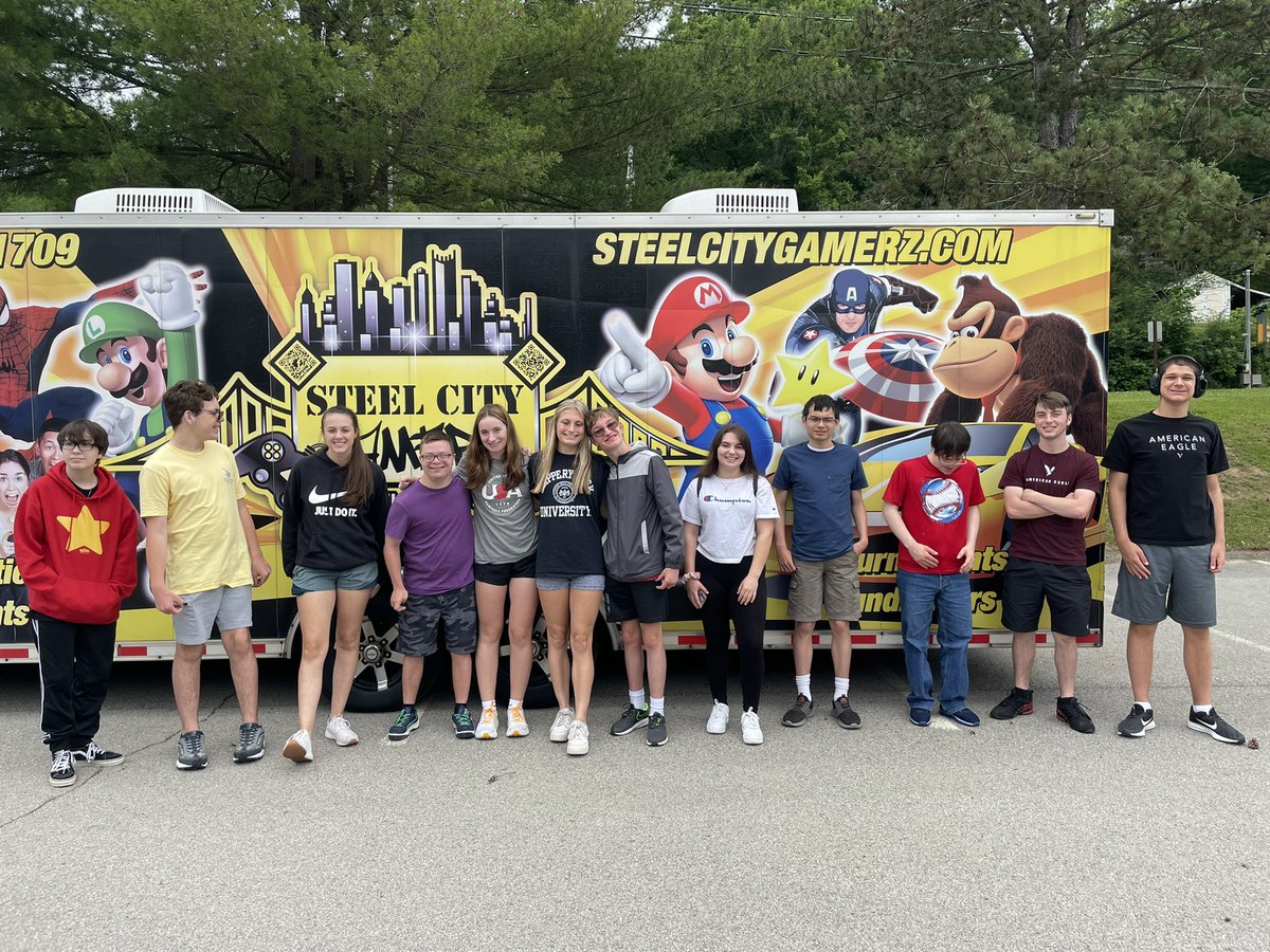 MrFortunatoSV's tweet photo. Day 1 of Raider Space Camp was a success! Huge shout out to Brad @SteelCityGamerz for his hospitality and super cool mobile gaming truck. Stay tuned for daily posts of this awesome week. @Seneca_Valley @SVSDFoundation @SVSchoolSuper @jameswrubel #RaiderSpace https://t.co/yO5ZF8DBg4