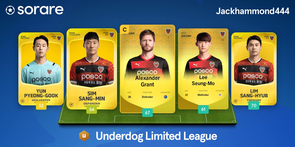With #Sorare GW 280 winding to a close, SorareGrind takes the 1-0 lead ๐ช in the…