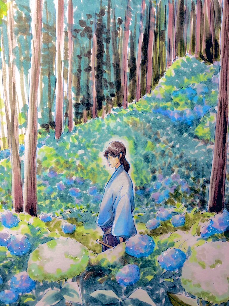 lala5_3rd's tweet photo. 紫陽花いっぱい咲き始めましたね。再掲。 https://t.co/UEARVCS5nD