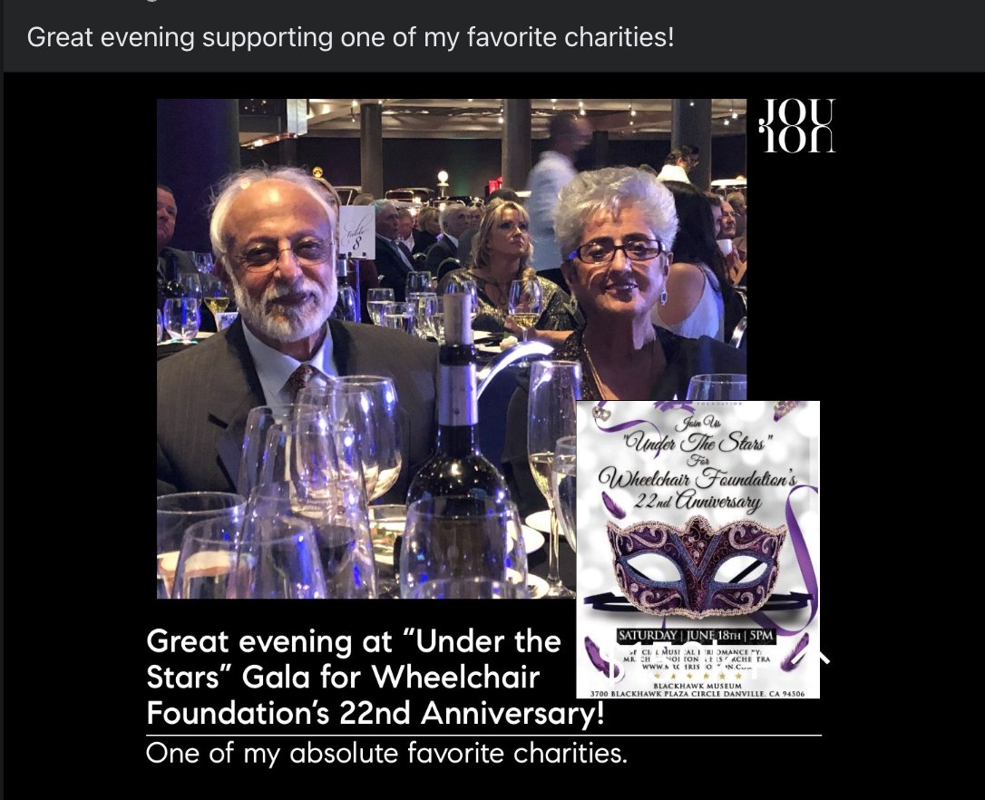 Please consider a donation to <a href="/wheelchairFDN/">WheelchairFoundation</a> #wheelchairsforall #gala #sfeastbay #bhfyp #wheelchairs #wheelchairneeds #wheelchairgoals #donate