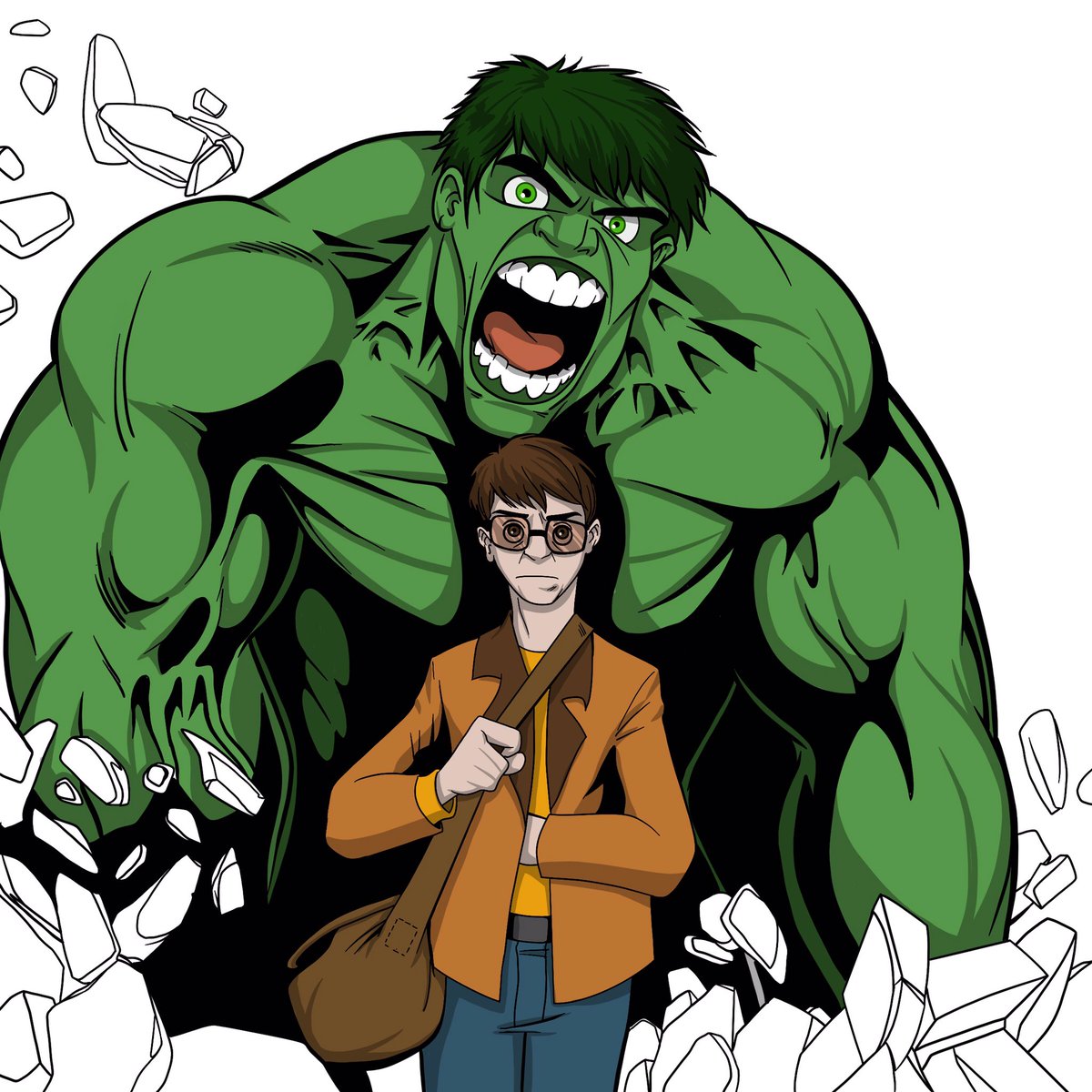 rtisticmayhem's tweet image. My HULK SMASH illustration #hulksmash #hulk #MarvelStudios #marvelcomics #character #cartoon #animation #brucebanner #illustration #digitalart #ArtOfTheDay #art