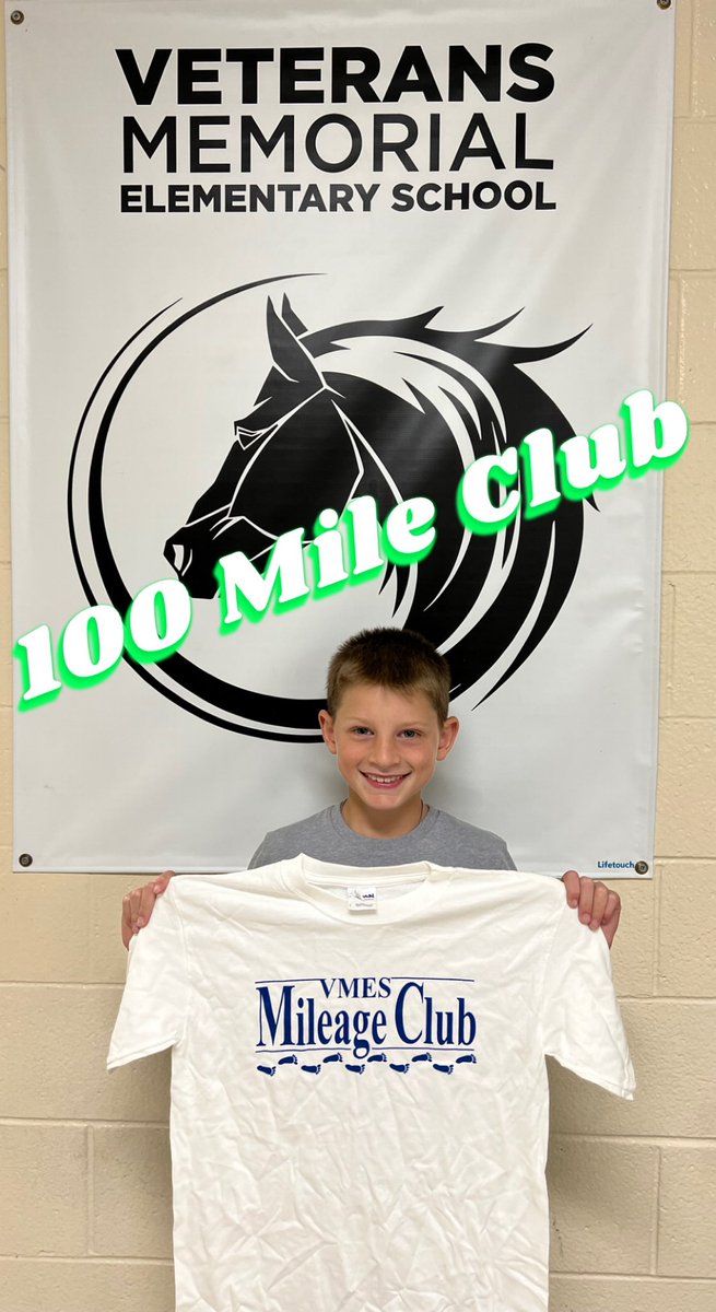 VMESPhysEd's tweet image. Final sticks were collected today and we were lucky to have not 1 but 2..100 MILE runners this year in our recess Mileage Club. Our 4th/5th graders ran for a combined 2020.75 miles this school year. Congrats to our Mustangs! #runlikeamustang @VMESMustangs @PtaVmes @BrickSupt