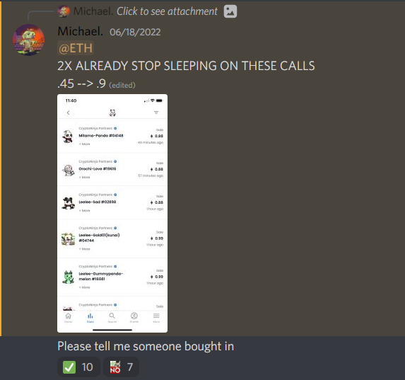 ProjectDoggos's tweet photo. Ever wondered how our future holders are able to make thousands of profit with ease? Check out some of our recent alpha calls:

RR/BAYC 
.7 ETH --> 1.2 $500 profit

Cryptoninjapartners
.45 ETH --> .9 $400 profit

Lonelypop
.12 ETH --> .28 $150 profit

RRG
3 SOL --> 4.5 $50 profit https://t.co/bZA38ZQgXr