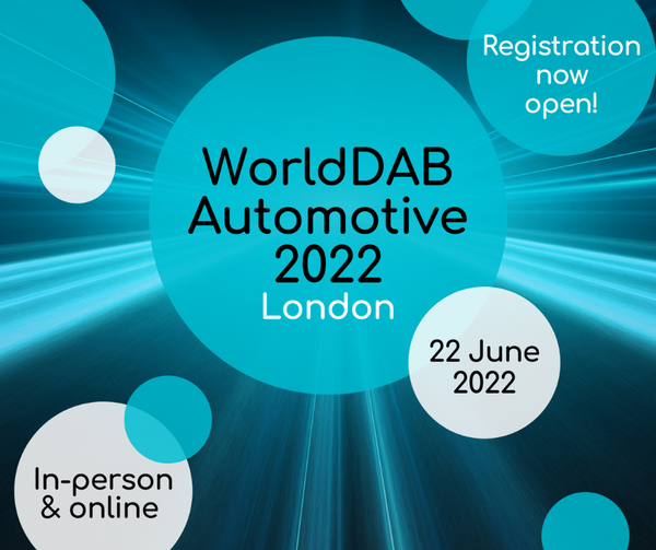 redwoodcomm's tweet photo. Meet RedwoodComm at WorldDAB Automotive 2022 - https://t.co/pmJ8QlxPMj https://t.co/NNPweADSE4