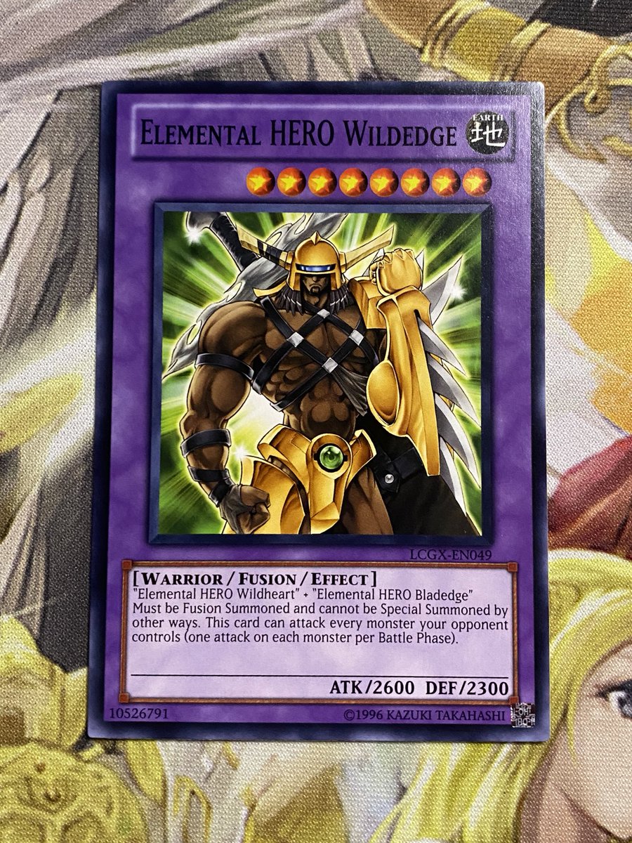 MageAmazed's tweet photo. #GXJune - #CardOfTheDay, Day 20: Elemental HERO Wildedge, one of Jaden Yuki’s many trusty Fusion monsters! 🗡 #YuGiOh #YuGiOhGX
https://t.co/jGZzcLbRDS https://t.co/qNx6fTzUzX