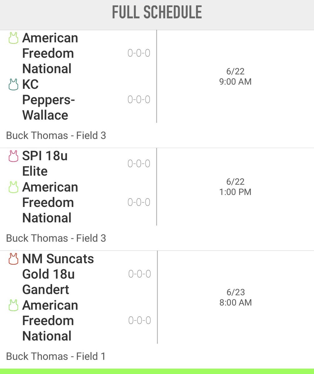 Kicking things off in Oklahoma on Wednesday for Top Club Nationals! Excited is an understatement!!
<a href="/AFSBALL/">American Freedom Softball</a> <a href="/405Hitting/">Andy Wood</a> <a href="/toby_chism_nsr/">Toby Chism NSR</a> <a href="/IHartFastpitch/">I❤️Fastpitch</a> <a href="/Los_Stuff/">Carlos Arias</a>