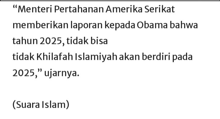 iedyoe's tweet photo. @GunRomli Jadi khilafah itu buatan AS? https://t.co/t0RzQisRVa