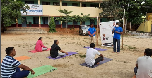 Yog is for whole humanity.Yog unveils Self &amp; reveals the reality of its oneness hidden in every heart.Yog doesn’t judge between a believer or non-believer, theist or atheist,yog heals wounds inflicted by our own holier than thou (separatist) attitude. Tasmaat yogi bhav

#YogaDay