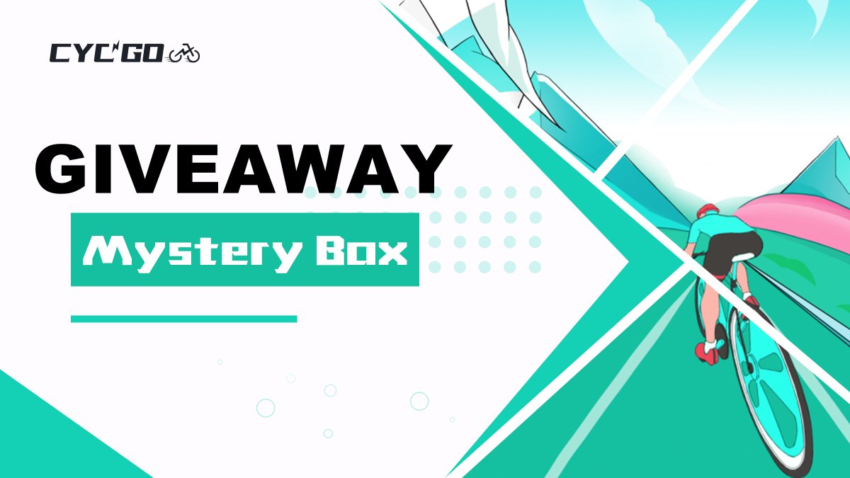 CycGo_M2E's tweet photo. 🏆Mystery Box #Giveaways  

🚴😉In order to celebrate the official launch of CycGo, CycGo will distribute a Mystery Box to each user who has purchased CycGo NFT

⁉️How:
1⃣Fill the Form
🔗https://t.co/lzealBaI51
2⃣RT&amp;Like&amp;Follow
3⃣Tag 3 Friends
4⃣Show your NFT on Twitter https://t.co/fgC5L2Woq9