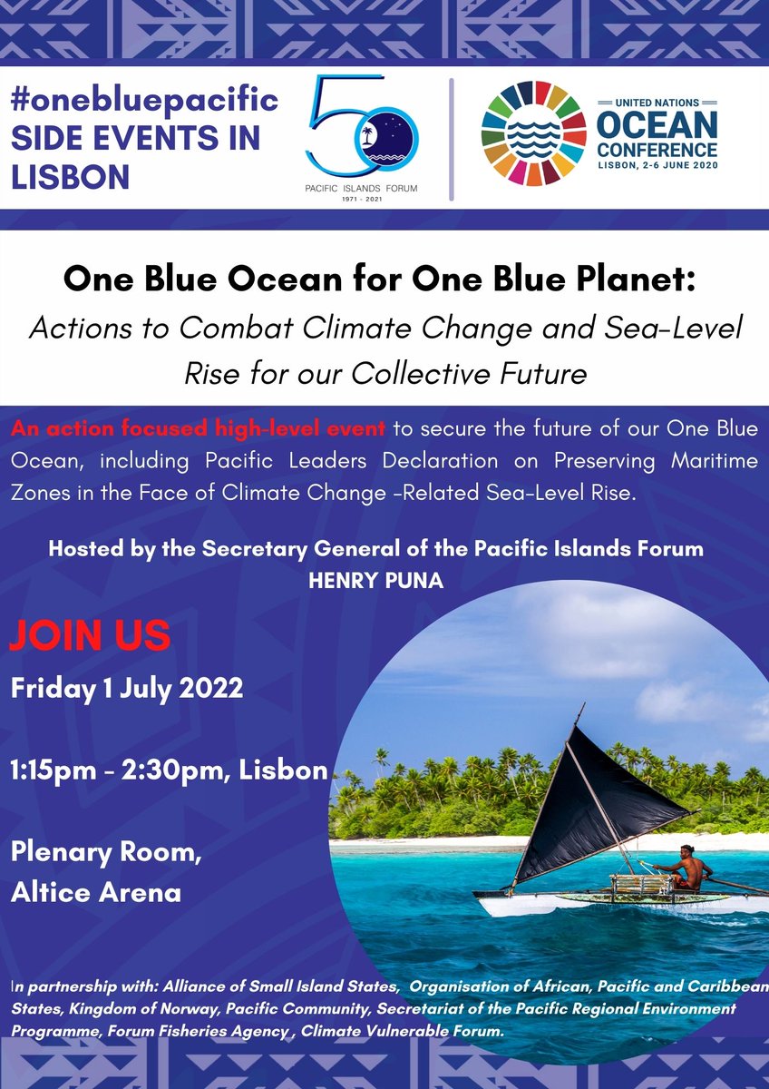 ForumSEC's tweet photo. LISBON LINEUPS for our blue #pacificOceanVoices - Join us 1 July if you want to see what #climatefutureproofing looks like from the #bigoceanstates of the #bluecontinent! #UNCLOS #sealevelrise #UNOC2022 https://t.co/FAKWi8WfV0