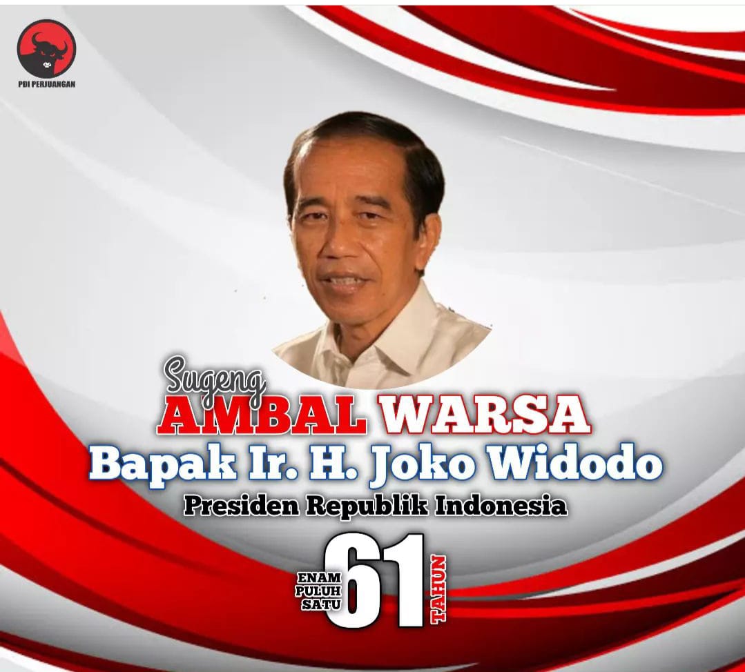 HAPPY BIRTHDAY BAPAK H.JOKO WIDODO 