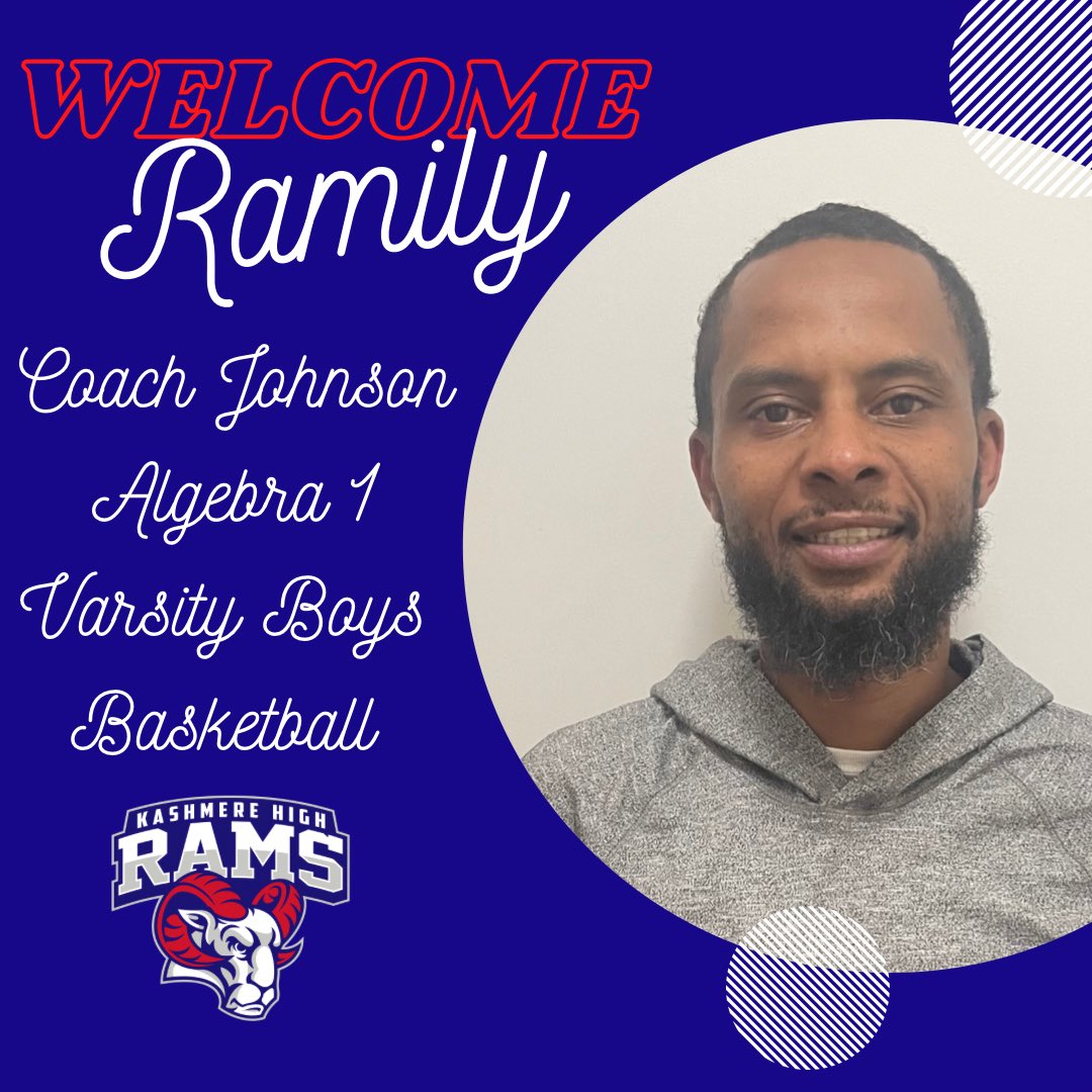 We are excited to announce <a href="/Dom_johnson409/">Coach Johnson</a> as the new head boys basketball coach. Coach Johnson is from Beaumont, TX and an alumni of <a href="/lamaruniversity/">Lamar University</a>. Welcome RAMily 🏀🐏