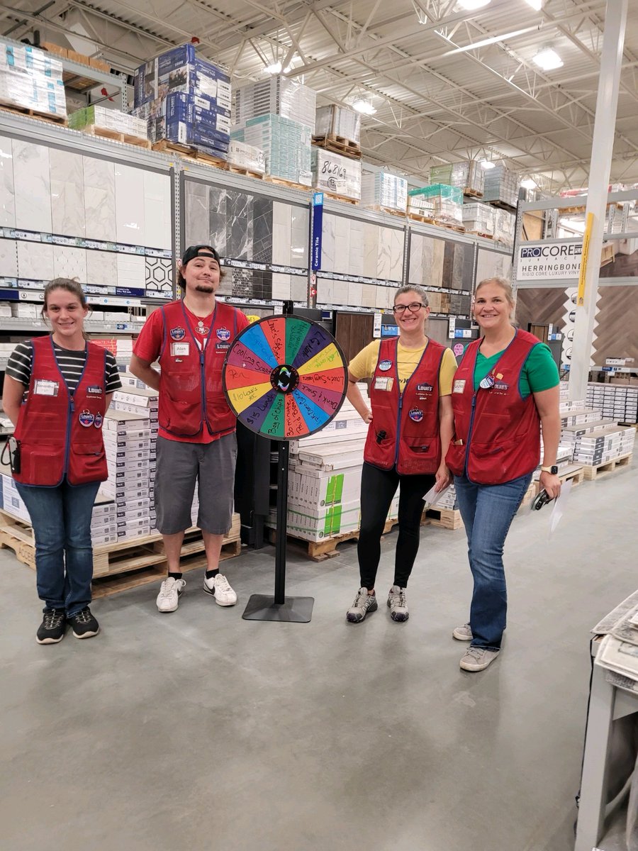 MeginConor's tweet photo. Store 2698 celebrating wins!! Congratulations Heather,Alan, Samantha, Kathy, and Marci for getting those credit apps,leads, and surveys!! Don't stop guys keep going!! @PresnellLars @eric_marler @lauraj2020 @katlynzora @specialtylowes @BenitoKomadina @Berman2Mitch @MarcellaStanz https://t.co/68DxYoYdSC