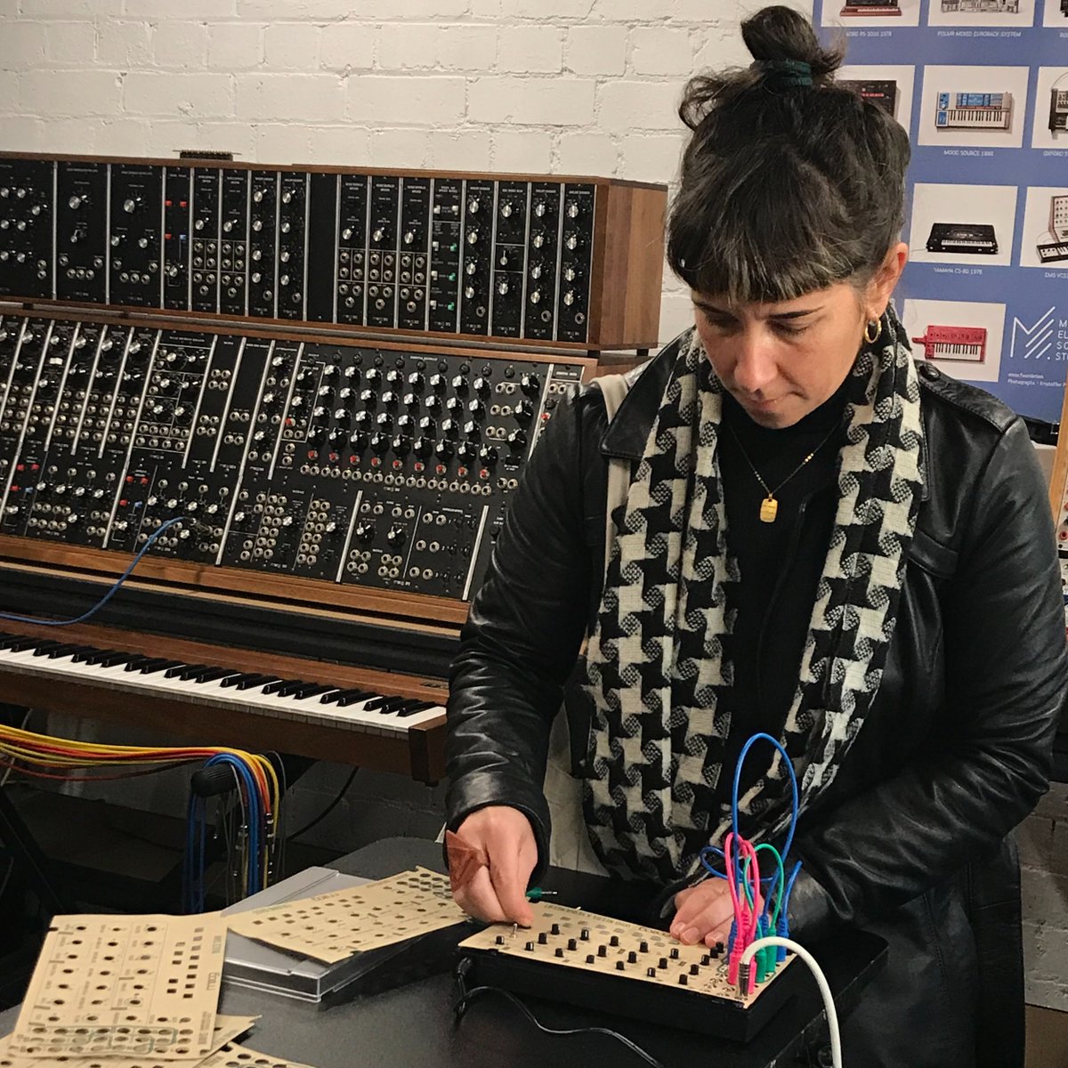 mess_ltd's tweet photo. So great to have Nick de Friez (@defriez) from @moogsynthesizers in the MESS Studio last week to talk about all things Moog give our members a first-look and listen of the new Mavis 👀 👀 #messltd #messstudio #moog #synth #electronicsound #electronicmusic https://t.co/5QquXZD2VA