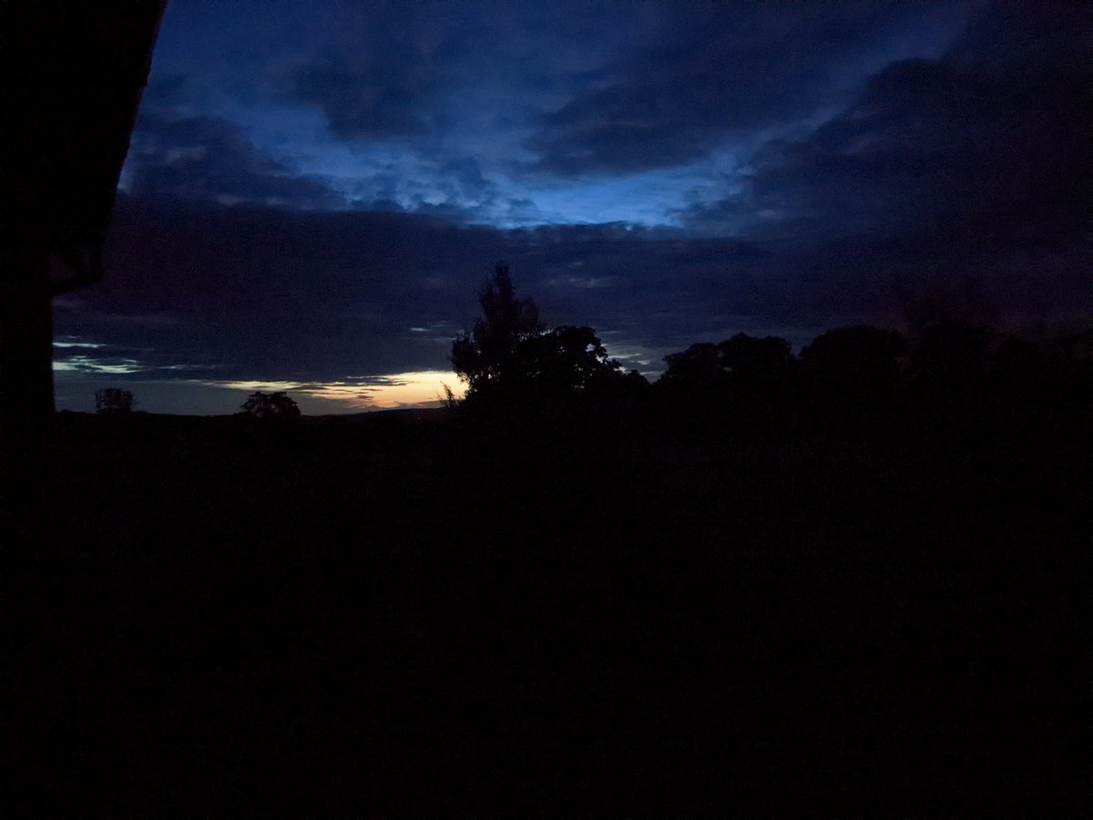 2.48am...
Dawn is beginning, 
The first glimmers of colour

#SummerSolstice 
#Cumbria 
#GooglePixel3a
#PhotosFromMyWindow