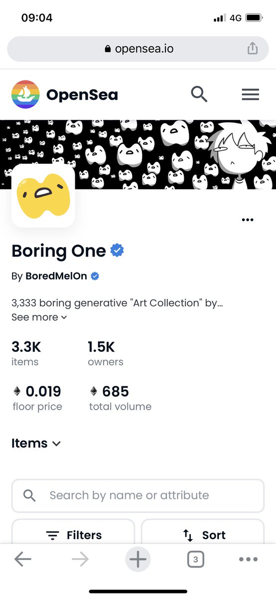 BoredBoynft's tweet photo. Reached my first goal in NFT space
Thank you all of the loves and supports
all of the friends
all of the hates ..
all of them made me bored as I am today .. 🥱😮‍💨
#KeepItBoring https://t.co/2fepwv90uk