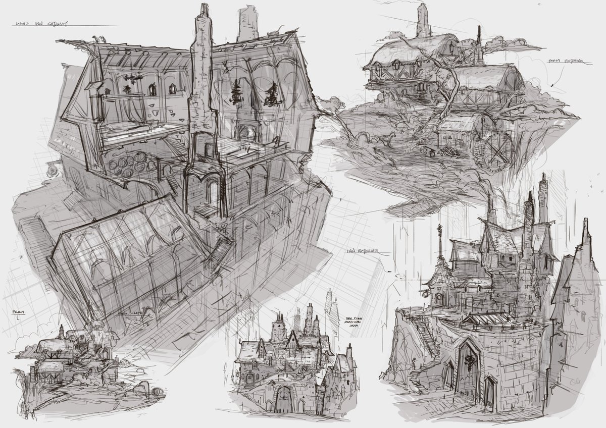 Some recent quick demos on set designs for our students. The goal is to use very loose sketches to capture ideas as they come to your head and not worry about having nice drawings. Finding your design early on will reduce stress and increase confidence.