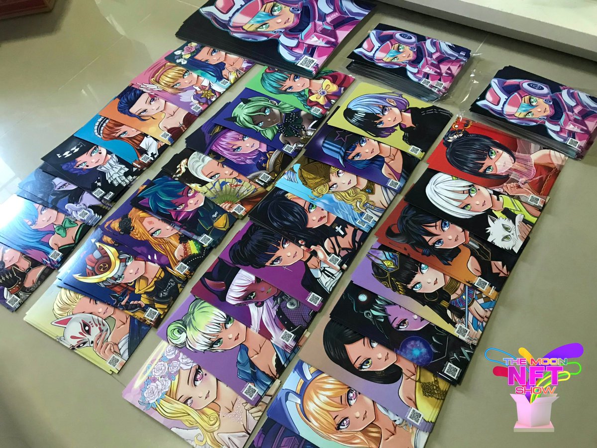 Postcard ที่ระลึกพร้อมแล้ว มาพบกับเราและ Hana-Chan 🌙 ได้ที่ The Moon NFT Show 2022 วันที่ 25-26 June 2022 @ The Moon : Crypto &amp; NFT cafe, Seacon Square, Bangkok
.
พิเศษ Poster Hana-Chan x The moon NFT Show 2022 (A4) 20 รางวัล 
.
#HanaChan #TheMoonNftShow #themooncafe #NFT #NFTs