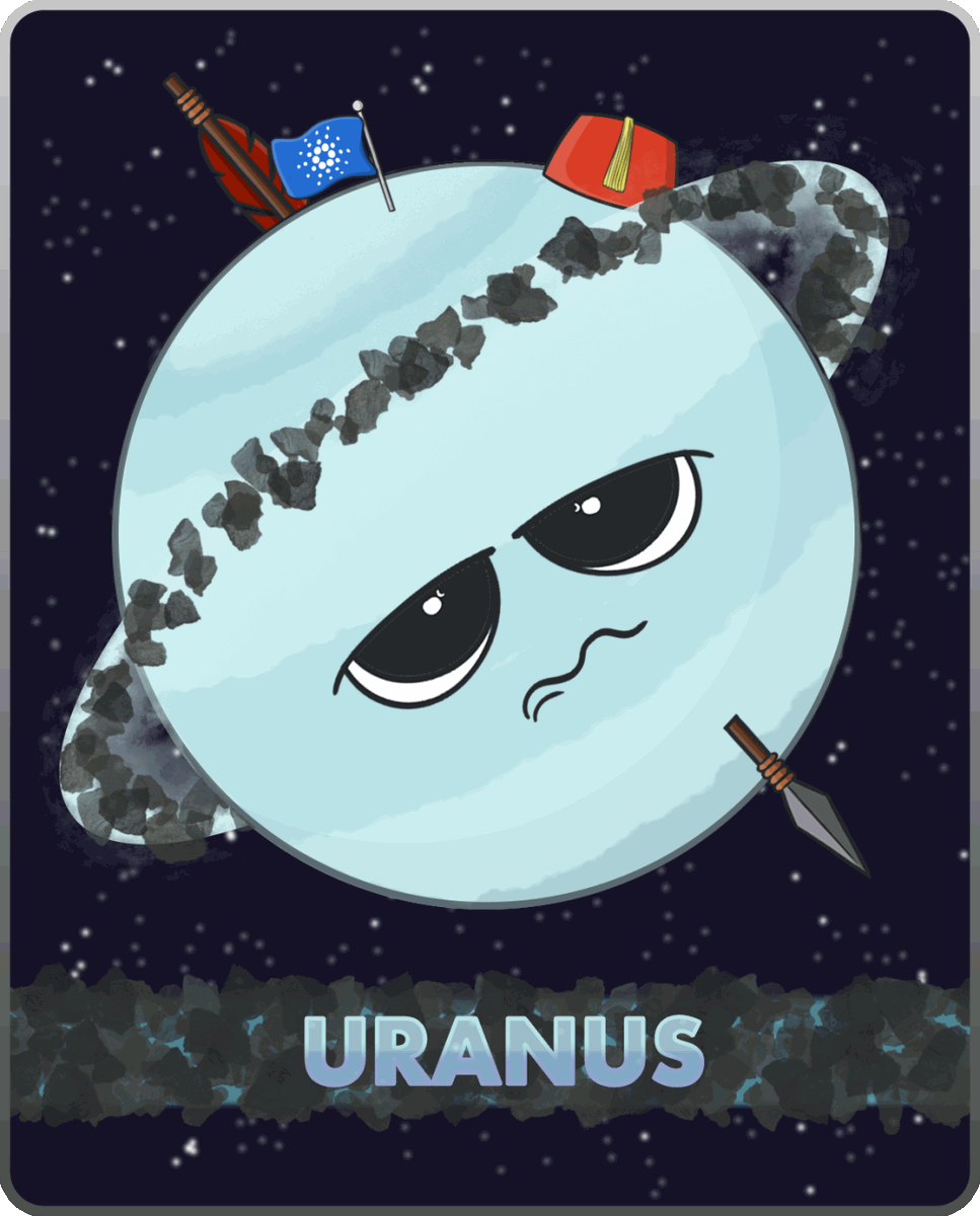 We just airdropped the NFTs from our collab with @PlanetPalz, winners, check your wallets🥳

Hope you like the results and share your new planets in Kibi format with us!

Here is Uranus in both versions 🥰
