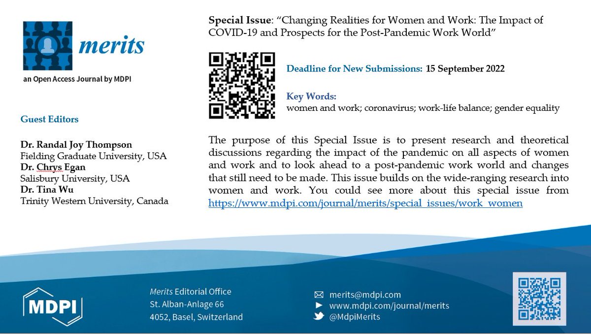 Merits — Journal of Human Resources - MDPI tweet media