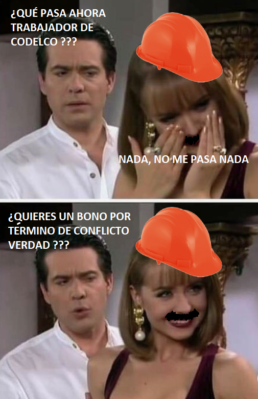luchotdm's tweet photo. ¿Qué pasa ahora trabajador de Codelco ??? https://t.co/ddMr3auG1E