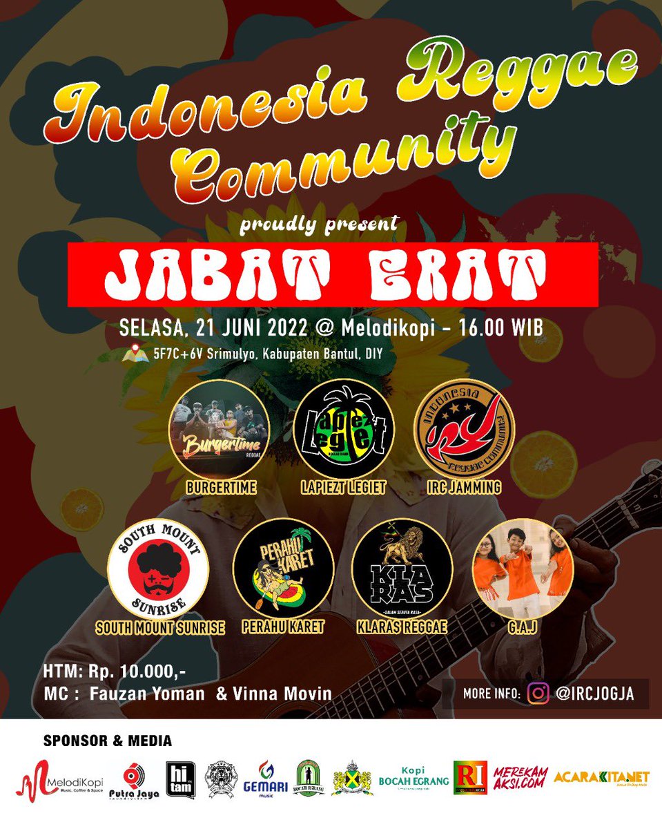 Komunitas Reggae tweet media