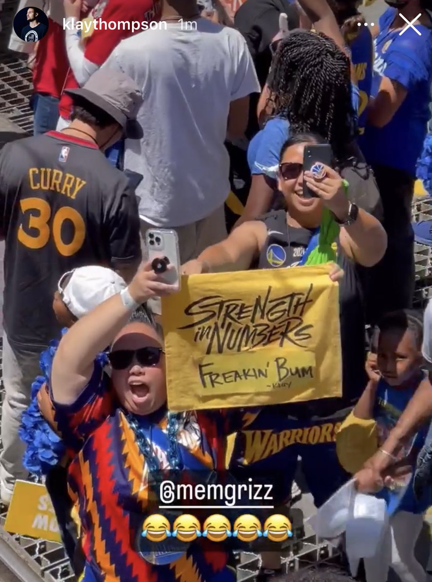 gswchris's tweet photo. klay wants smoke with all of memphis https://t.co/0GhloqWGM3