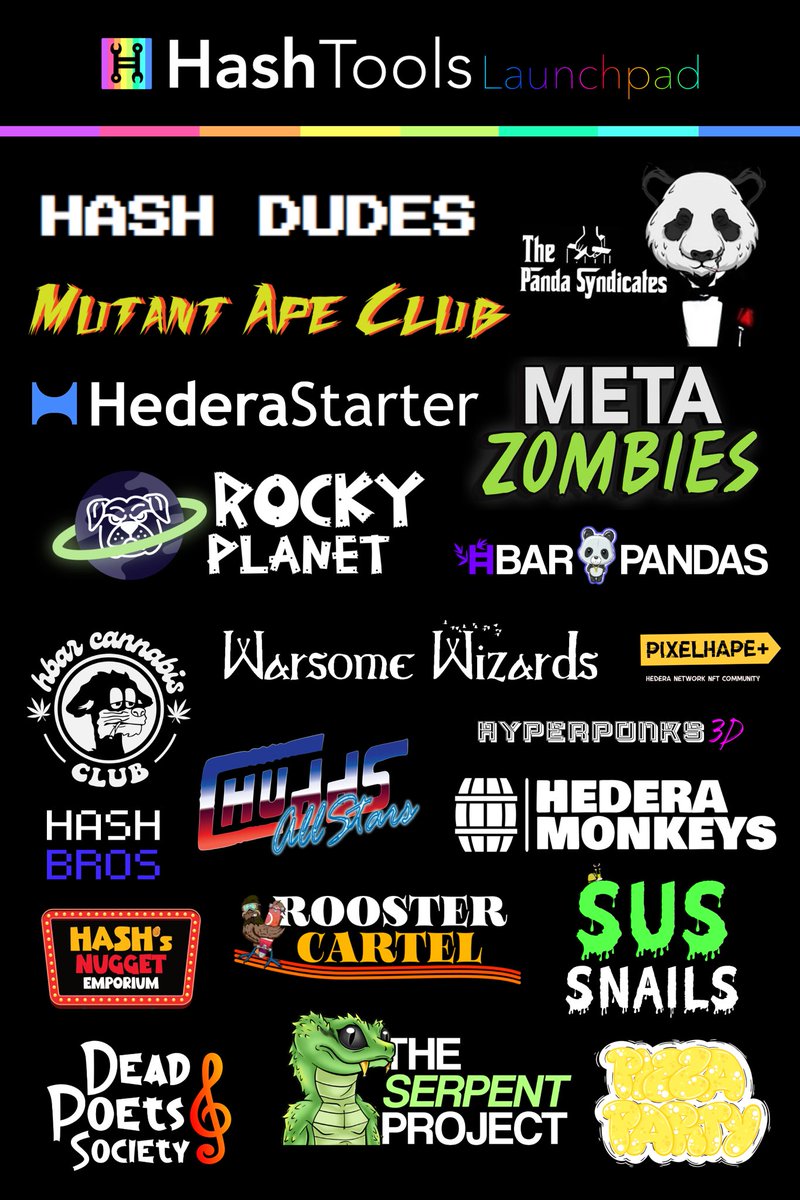 2️⃣0️⃣ Projects Launched on HashTools Launchpad - Minted on <a href="/hedera/">Hedera</a>

Thank you to everyone for making the past two months such a blast 🚀 

#Hedera #HashTools #HederaNFTs #NFTCommunity #hbar $hbar