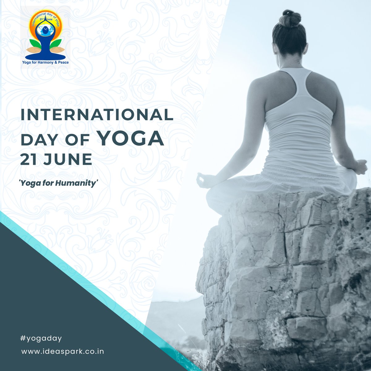 #IdeasPark – The Social Media People
International Day of Yoga 2022
'Yoga for Humanity'
#IDY #IDY2022 
#InternationalYogaDay2020, #InternationalYogaDay, #YogaDay2020, #YogaDay, #MyLifeMyYoga, #योगदिवस  #अंतर्राष्ट्रीययोगदिवस
ideaspark.co.in
linkedin.com/company/ideasp…
