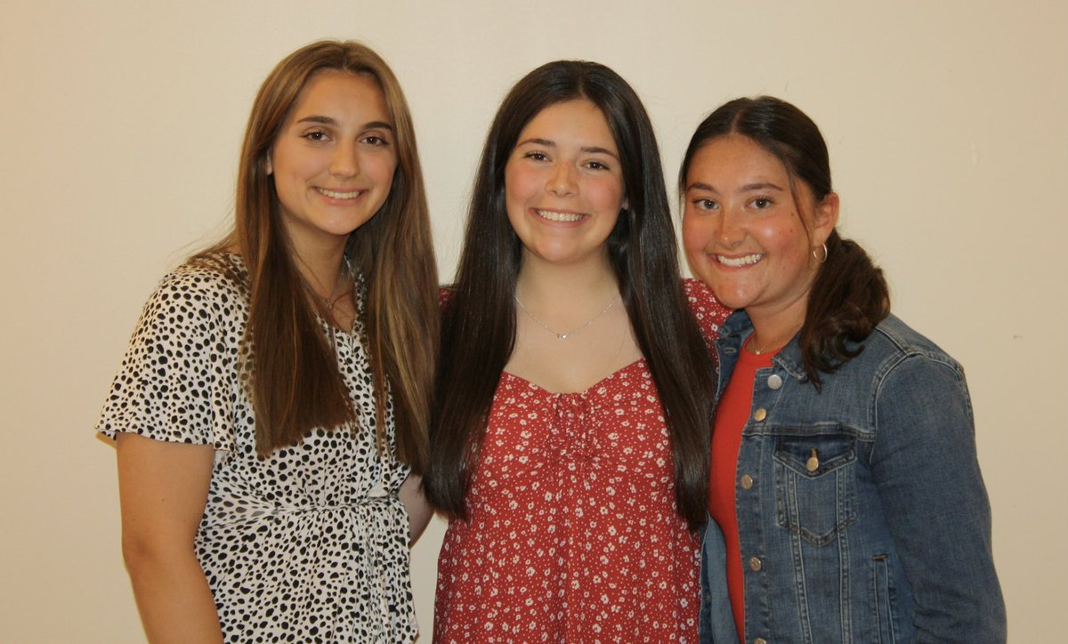 Tonight we announce our 2023 Captains. Bella McGonagle, Katie Hurley and Caroline Higgins!! Congrats Girls