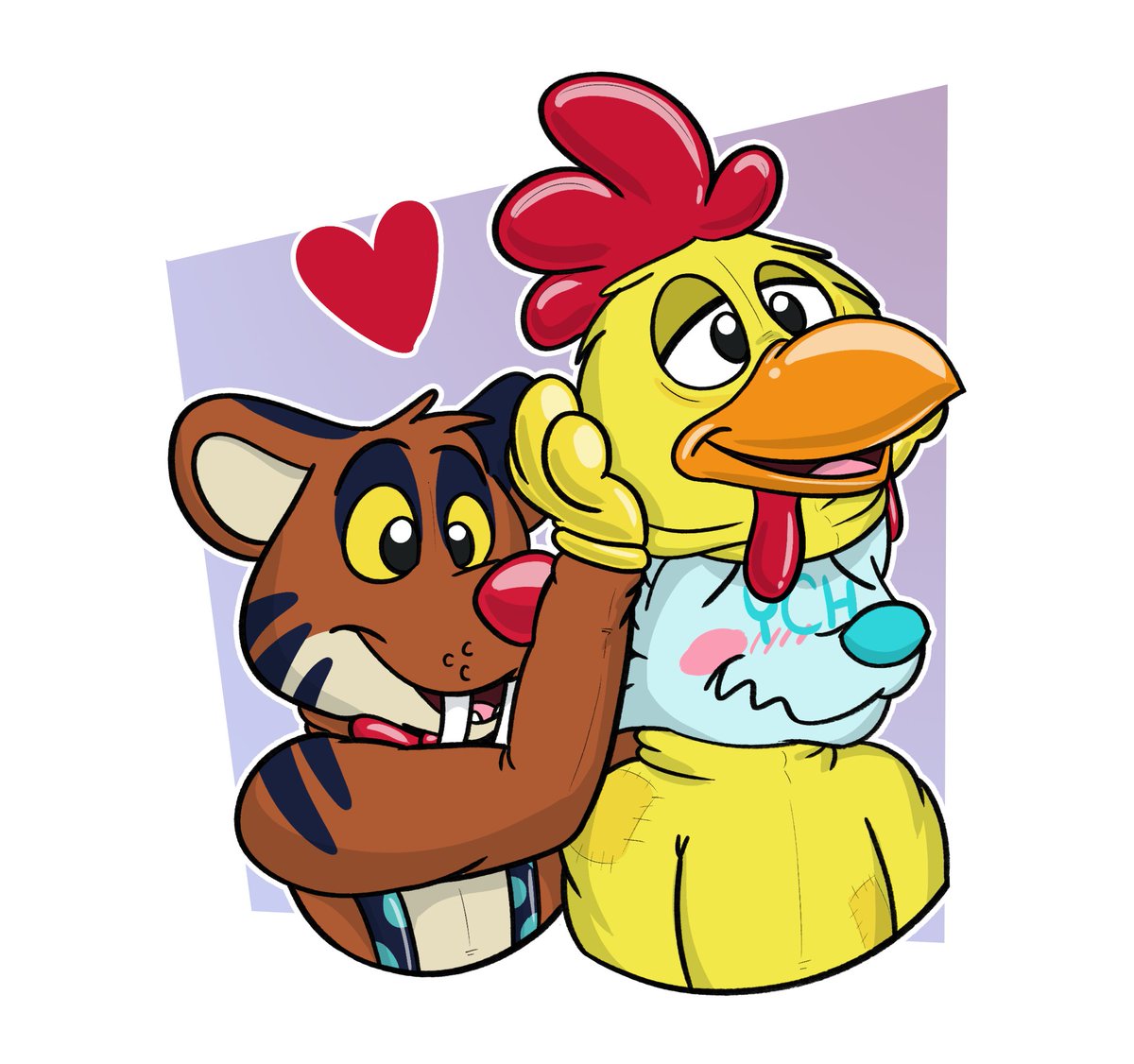 #HotBirdSummer is upon us!
And this hot bird suit head is about to be upon YOU~
🐔💛❤