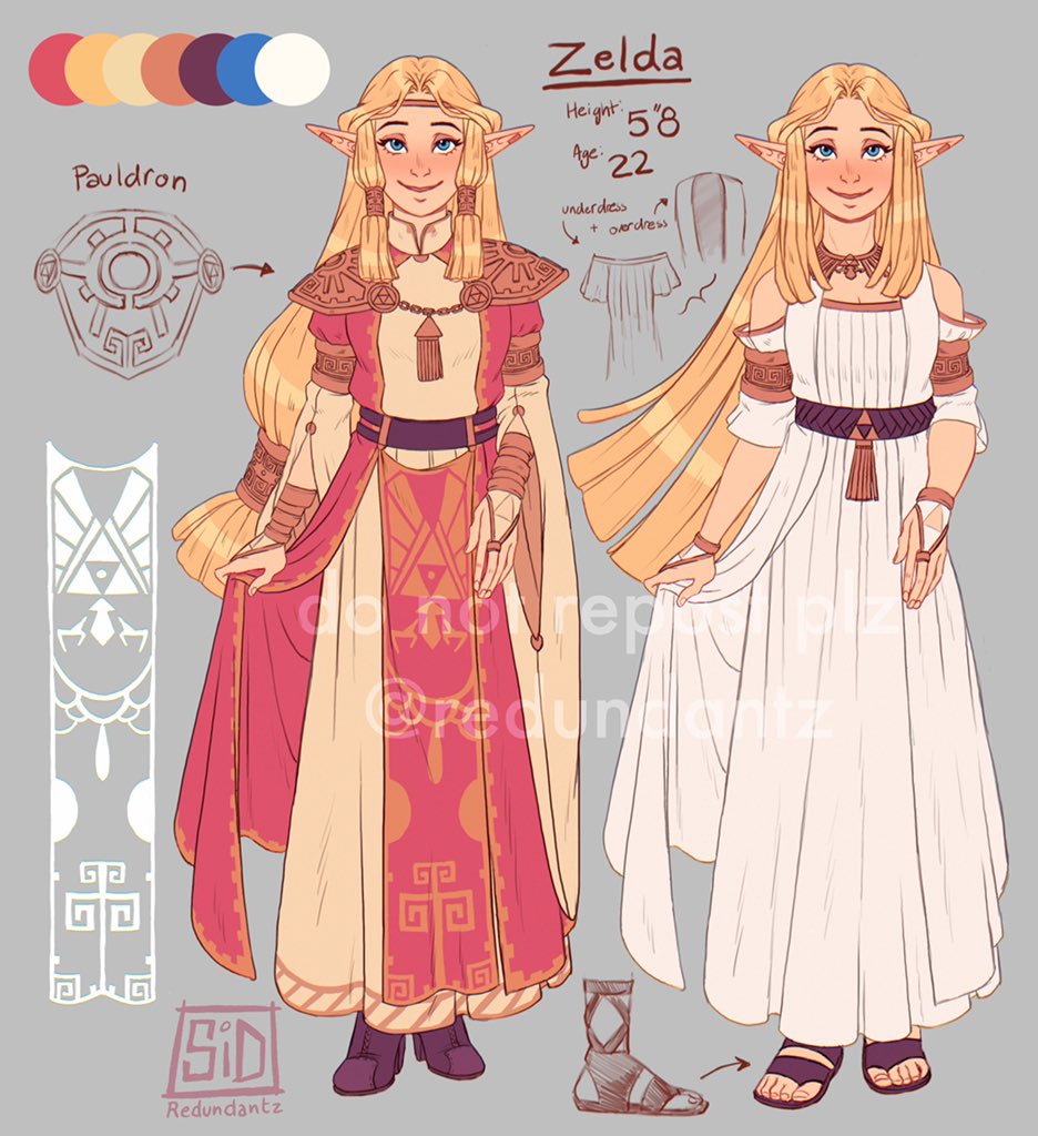updated my trios ref sheets~ ✨
[ancient loz au] 