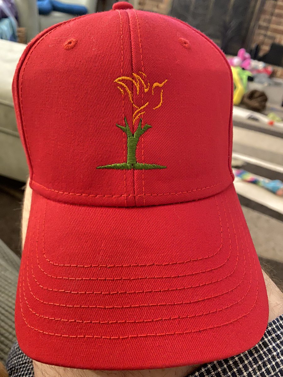 ForrestFirePro's tweet image. Logo hat