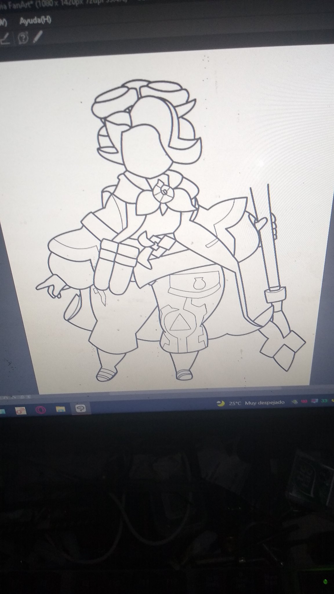 2 pic. #SMASHLEGENDS #SLFanart2022 #SLFanArt2022 My favorite legend is Octavia, I love her. I made my FanArt the best I could, I hope to win 🧡 Later - Before https://t.co/HCLvcnfQsM