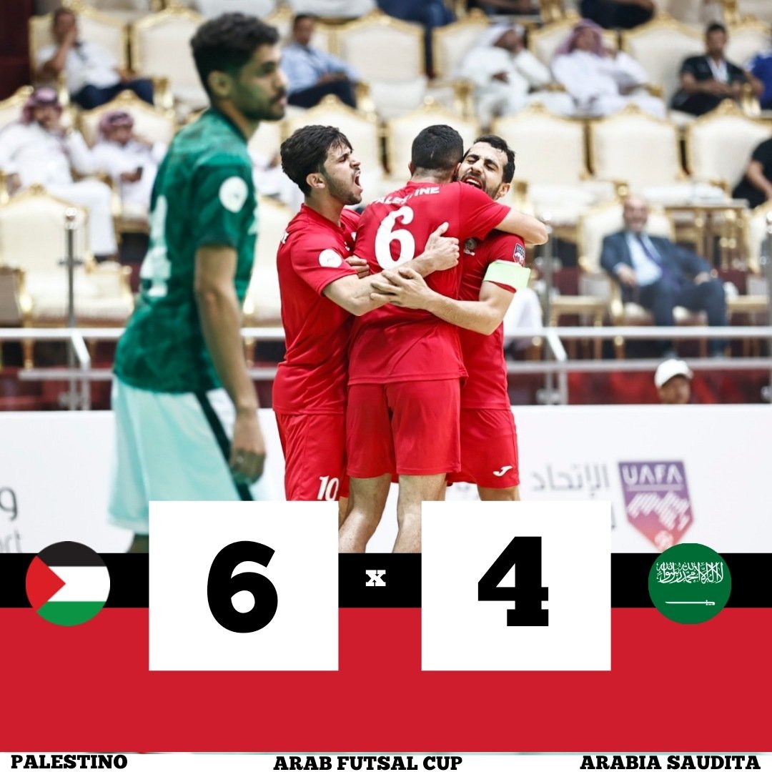 Futsal Profissional on Twitter "Palestinian defeats Saudi Arabia in