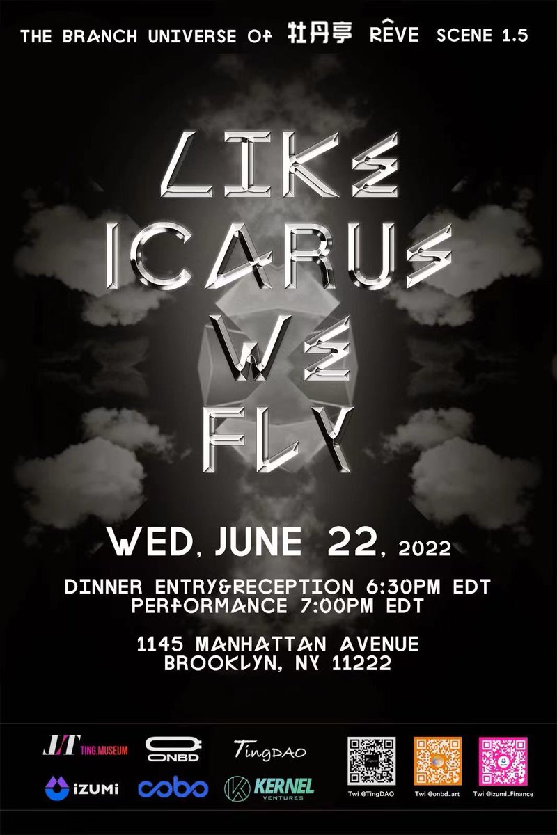 We Kernel Ventures co-host an after party in NYC in June 22. Welcome and have dinner and drinks together:)                             🔗 Pls register on Eventbrite [bit.ly/3n3FShv]
<a href="/izumi_Finance/">iZUMi Finance | #iZiSwap</a> <a href="/theTingDAO/">TingDAO</a> <a href="/onbd_art/">ONBD</a> <a href="/ting_museum/">TingMuseum</a>