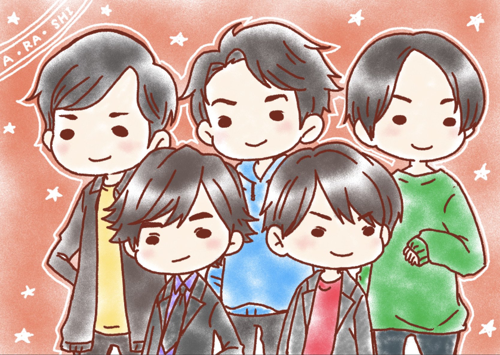 オルカ姐さん イラスト館 嵐 好きなアーティストです 嵐 イラスト イラスト好きさんと繋がりたい 絵描きさんと繋がりたい T Co Annjqbmmj4 Twitter