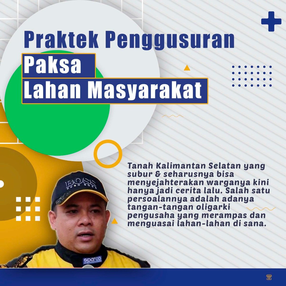 TirAlfan's tweet photo. Salah seorang petani bercerita, harus rela lahannya 20 hektar lebih diserobot pengusaha sawit. #OligarkiSangHaji
Mafia Hukum Kalsel https://t.co/CspFikrpiY