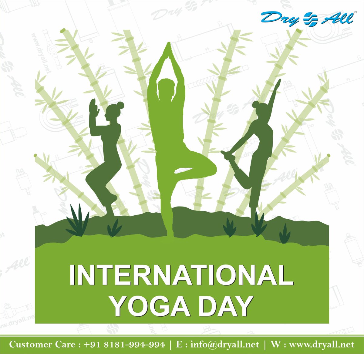 DryAll_'s tweet photo. Happy International Yoga Day.
#YogaForHumanity #YogaDay
#DryAll #HVAC #InternationalDayofYoga https://t.co/AMbBfvevEk