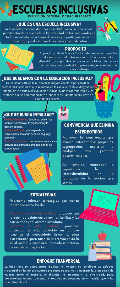 113Tbc's tweet photo. INFOGRAFIA EDUCACIÓN INCLUSIVA¡ https://t.co/4XhU47a4jd