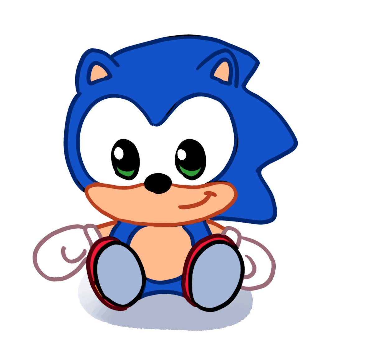 ソニック 「today i bring you the lil guy 
--
#Sonic」|✨PEPON✨のイラスト