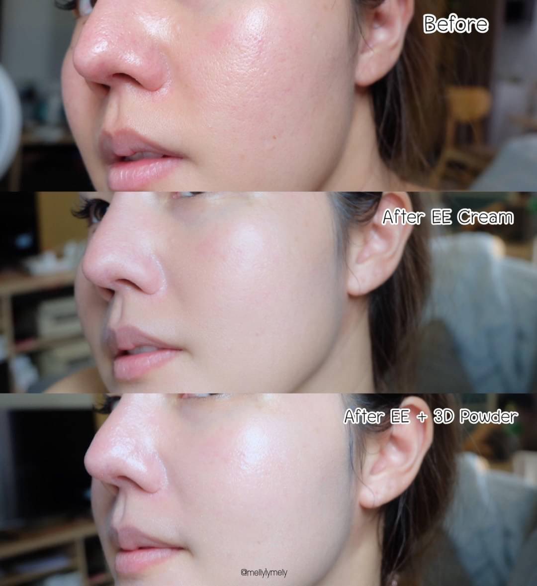 MeiiylyMeiy's tweet photo. นี่สาวกแป้งพอนด์สเกือบทุกรุ่น มาเจอรุ่นนี้ Pond's 3D Hya Korean Glow ชอบยิ่งไปอีก นี่ใช้คู่กับตัวEE Creamไฮยามิลค์ ลุคฉ่ำ!เนียนกริบแต่เนื้อเบา งานผิวเว่อ คือตัวแป้งเค้ามีชิมเมอร์+สารบำรุงจากไฮยากลูต้าด้วย ออกแดดทีผิวเล่นแสงโกล์ววิ้งสุด พกง��าย2ตัวนี้เอาอยู่ ถูกด้วย #เฉดไหนก็เกาได้ https://t.co/vTTKxUGw5Y