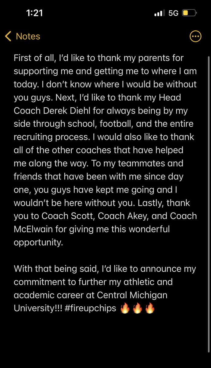hoppe_brent's tweet photo. let’s get to work. @CMU_Football https://t.co/NthSBFZvLq