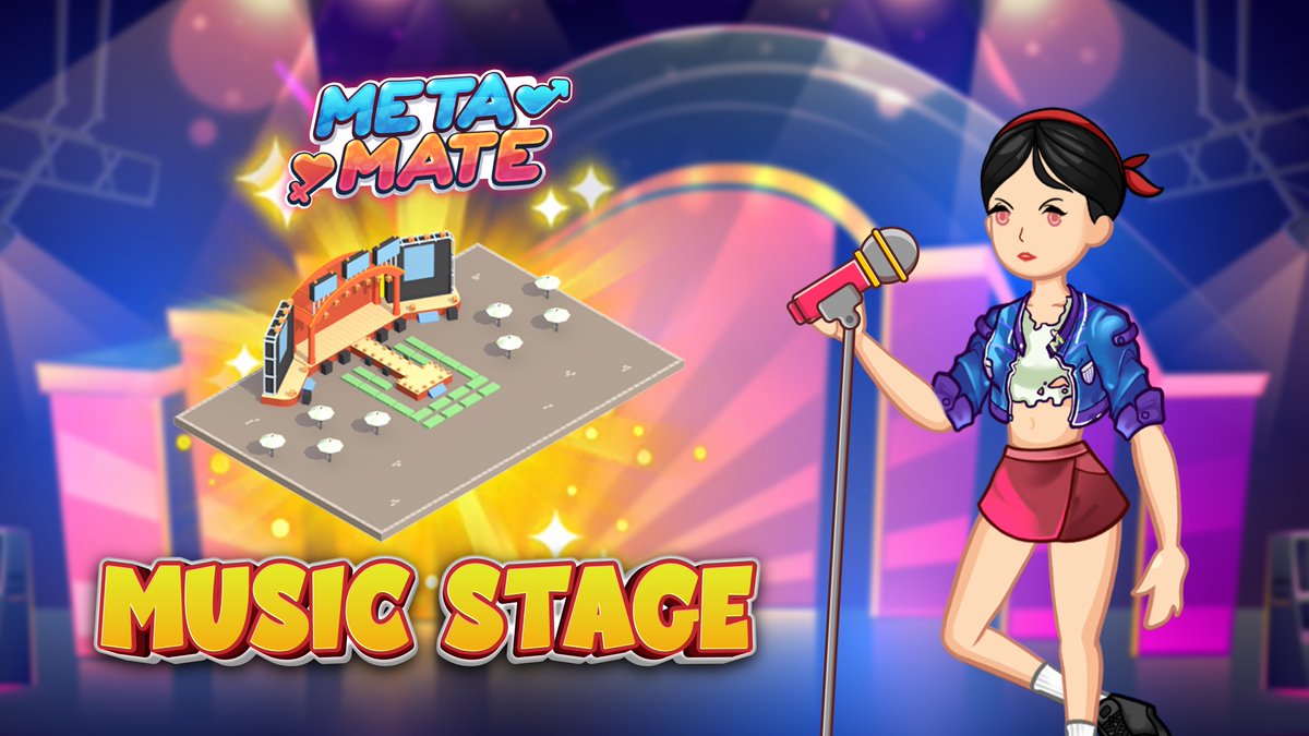 MetaMate_NFT's tweet image. 🎭 Mingle Town Idle Workplace: Music Stage

🎼 Darling will need 4 stats including Smart, Agile, Humour &amp;amp; Charisma to work at Music Stage.

💰 You can earn the most money out of the 5 workplaces.

👩🏻‍🎤 Darlings with these 4 stats higher will earn more money.
#MetaMate #Metaverse